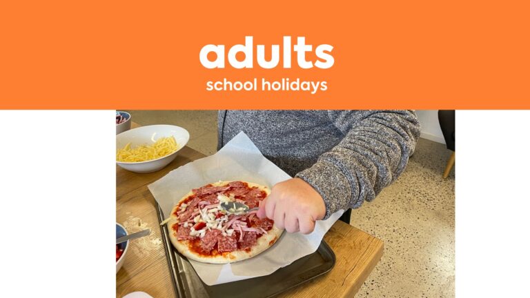 Image for event: April Holidays Adults (Barwon) DIY Pizza & Slice Day - April 10th